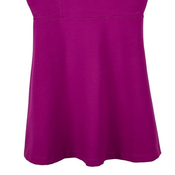 URBAN OUTFITTERS MARIA PONTE STRETCH TULIP SHORT SLEEVE SKATER MINI DRESS - Picture 6 of 13